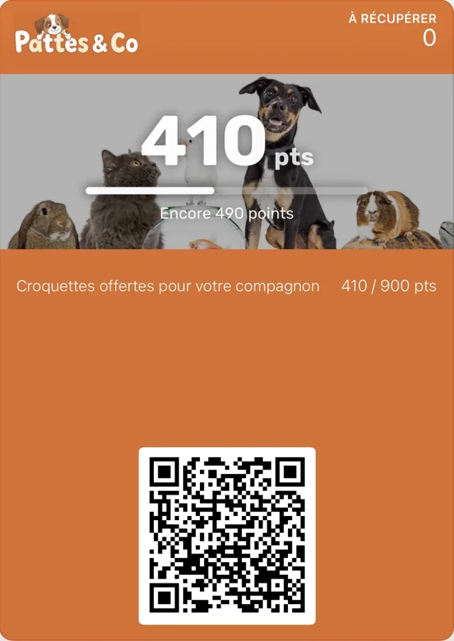 Loyalty card — Pet shop