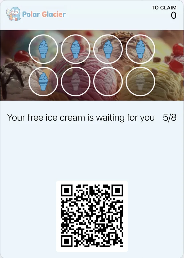 Loyalty card — Ice cream